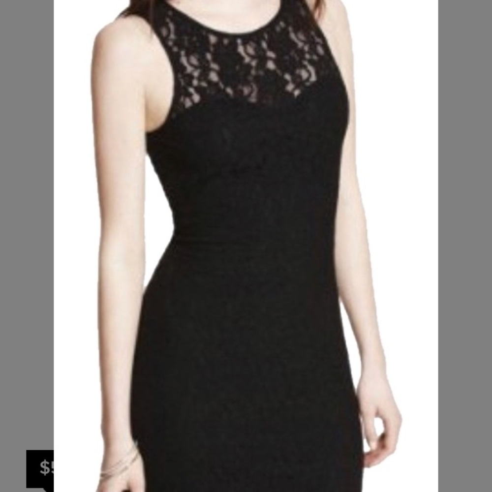 Black lace dress